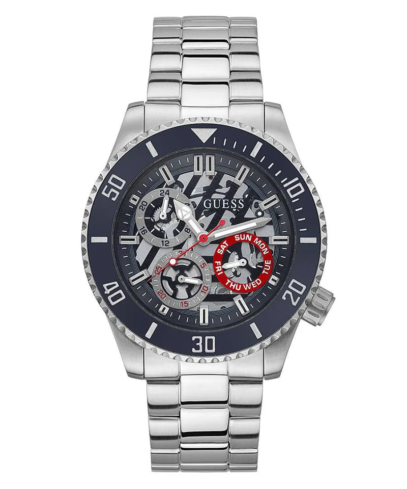 Chronograph Watch with Metallic Strap-GW0488G3