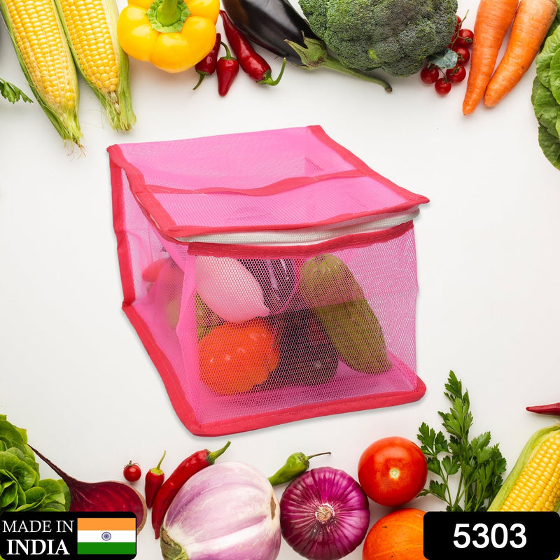 5303 Nylon Fruit Bag Foldable Bag Is Protect Your Fruit Bag All Type Use Bag For Home & Kitchen Use DeoDap