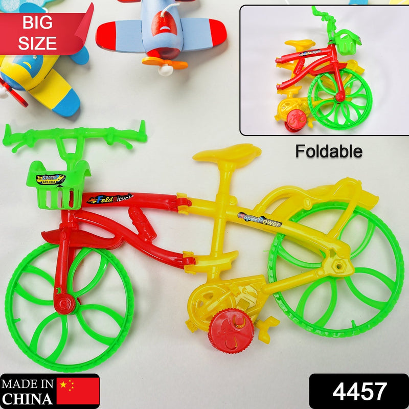 4457 Plastic Foldable Kids Bicycle Toy DeoDap