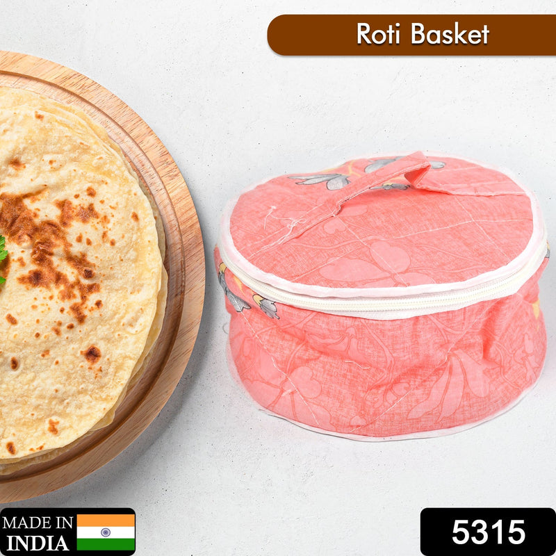 5315 Hot Chapatti Box | Roti Cotton Cloth Casserole | Basket | Washable | Roti Rumals with Multi Color DeoDap