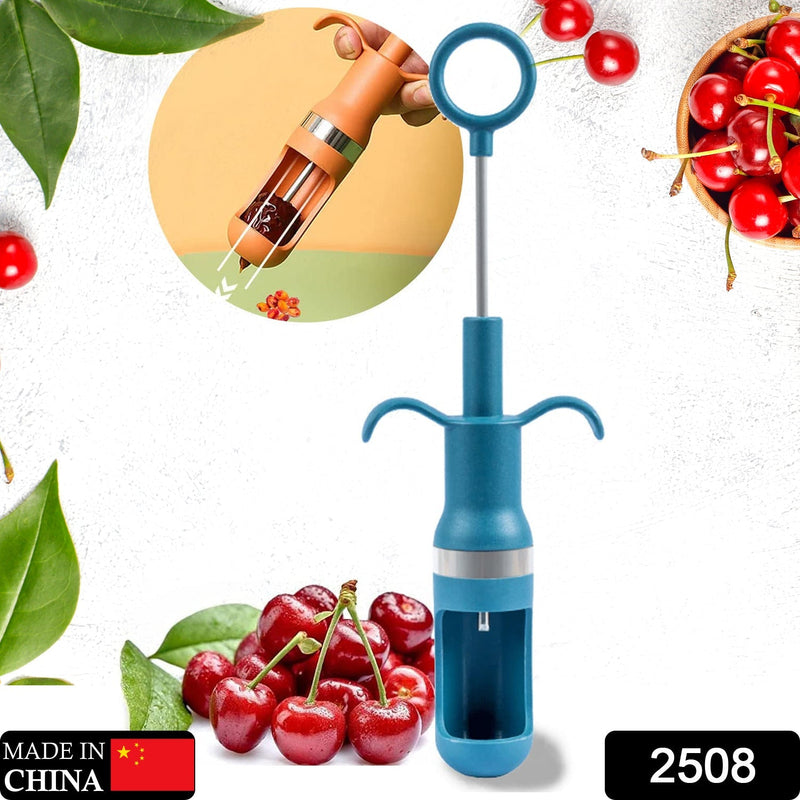 2508 Cherry Pitter Tool, One Hand Operation Cherry Corer Pitter Remover Tool Best, Cherry Pit Kitchen Tools for Cherries Jam Quick Removal Fruit Stones (1pc).