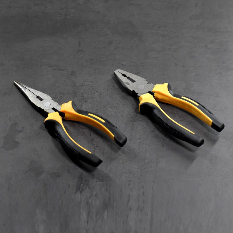 9172 Sturdy Steel Combination Plier for Home & Professional Use 2pc DeoDap