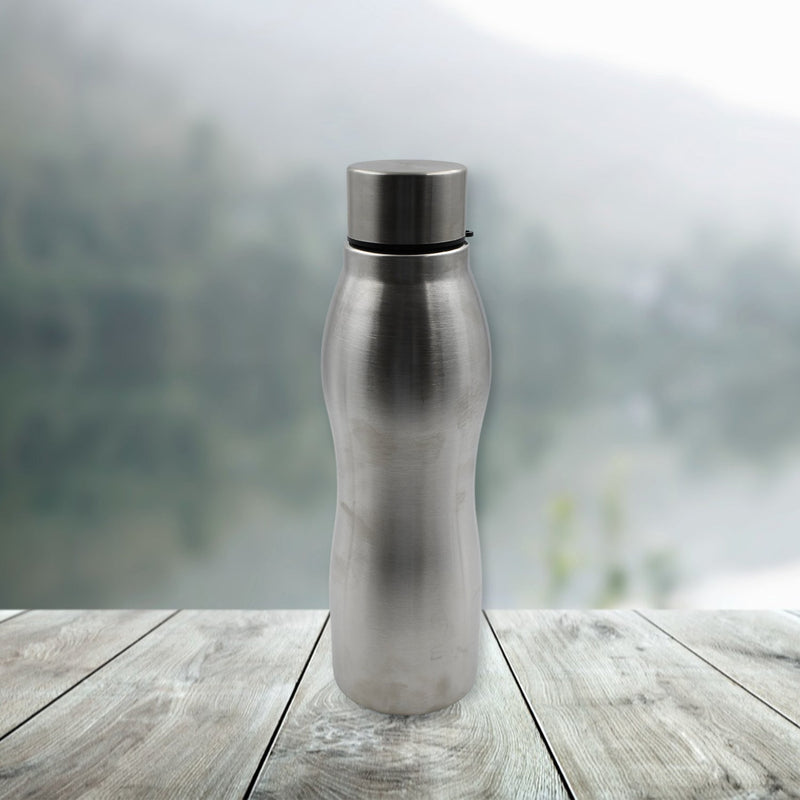 6894 Splash Stainless Steel Water Bottle, Fridge Water Bottle, Stainless Steel Water Bottle Leak Proof, Rust Proof | Leak Proof | Office Bottle | Gym Bottle | Home | Kitchen | Hiking | Treking Bottle | Travel Bottle (1000 ml, Silver, Pack of 1)