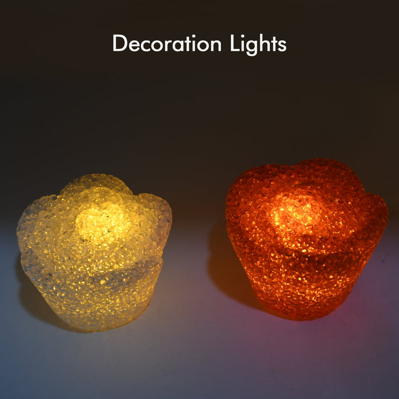 7995 MULTI SHAPE SMALL LIGHT LAMPS LED SHAPE CRYSTAL NIGHT LIGHT LAMP (6 PC SET)