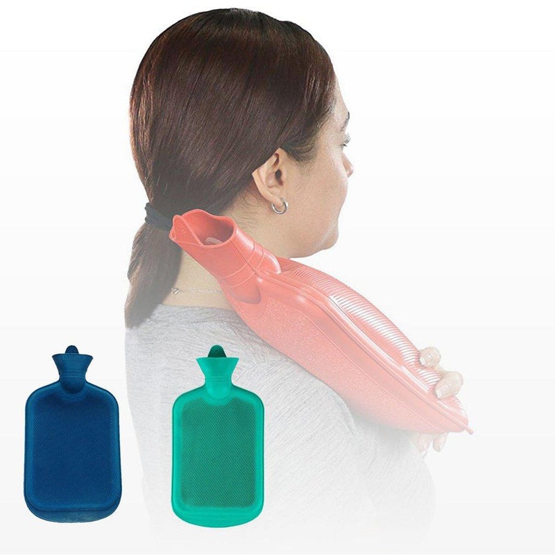 394 (Medium) Rubber Hot Water Heating Pad Bag for Pain Relief DeoDap