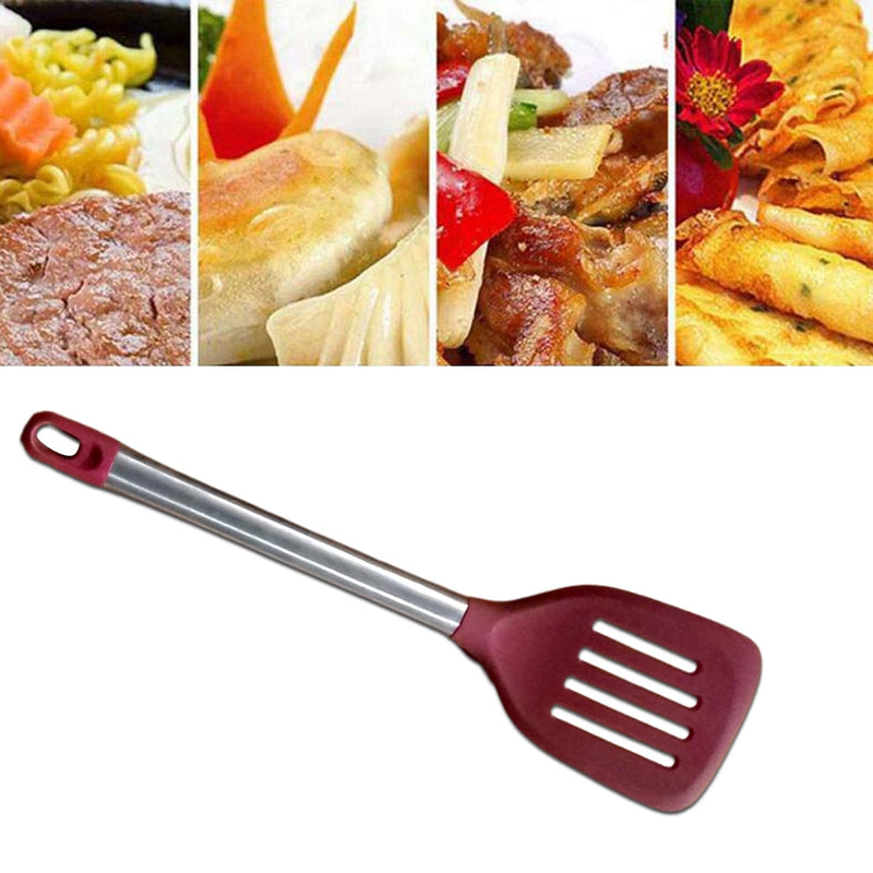 7112 Steel Handle Nylon Spatula Turner for Nonstick ( 1 pcs ) DeoDap