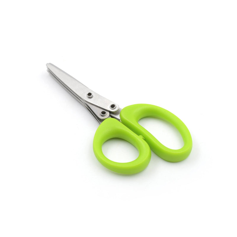 1564 Multifunction Vegetable Stainless Steel Herbs Scissor with 3 Blades