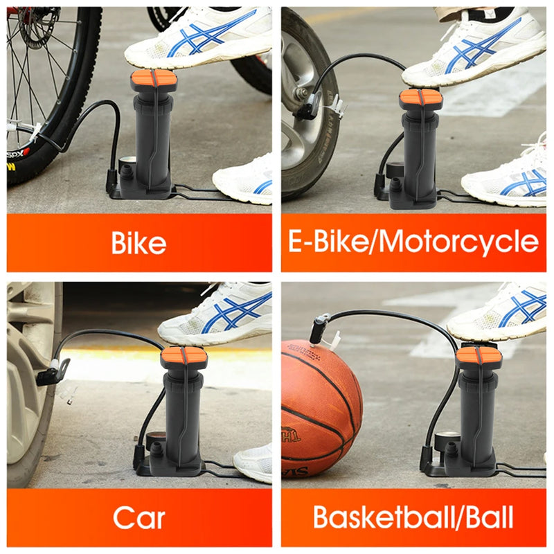 Portable Mini Foot Pump for Bicycle,Bike and car