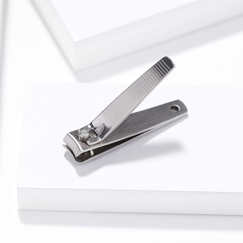 1267 Stainless Steel Nail Cutter - Smooth Curvy Edges to Fit in The Natural Curves of Your Nails ( 1 pcs ) DeoDap