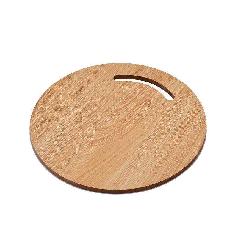 7123 Wooden Round Chopping Board  For Chopping Fruit & Vegetable DeoDap