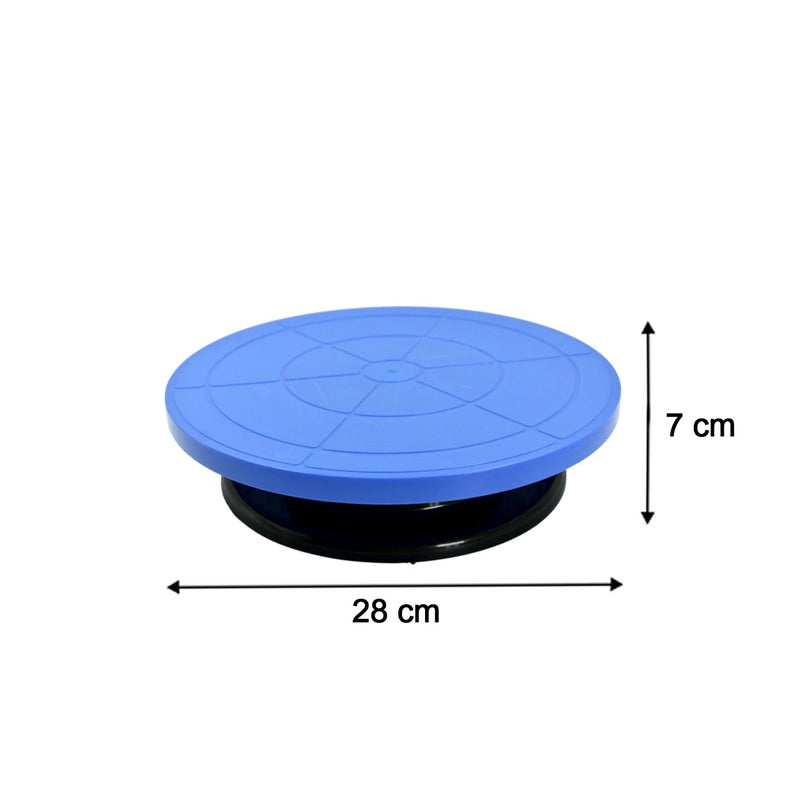 2734 Cake Stand Revolving Decorating Turntable Easy Rotate Cake Stand For Home & Birthday Party Use DeoDap