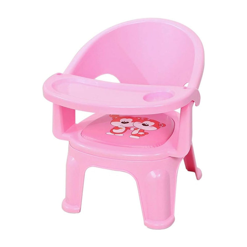 3183 Baby Chair, with Tray Strong and Durable Plastic Chair for Kids/Plastic School Study Chair/Feeding Chair for Kids, Portable High Chair for Kids