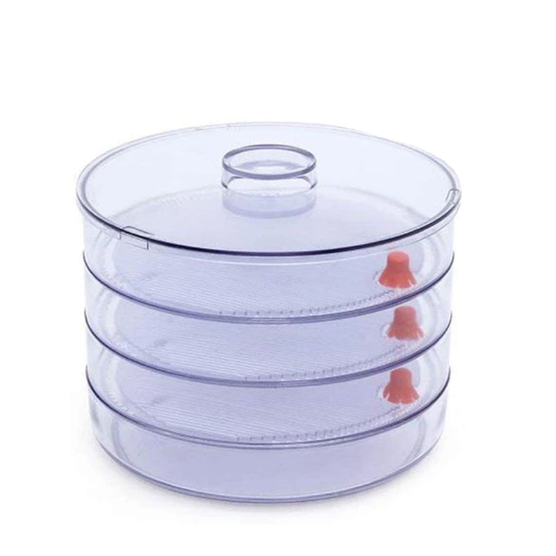 070 Plastic 4 Compartment Sprout Maker, White holeseller