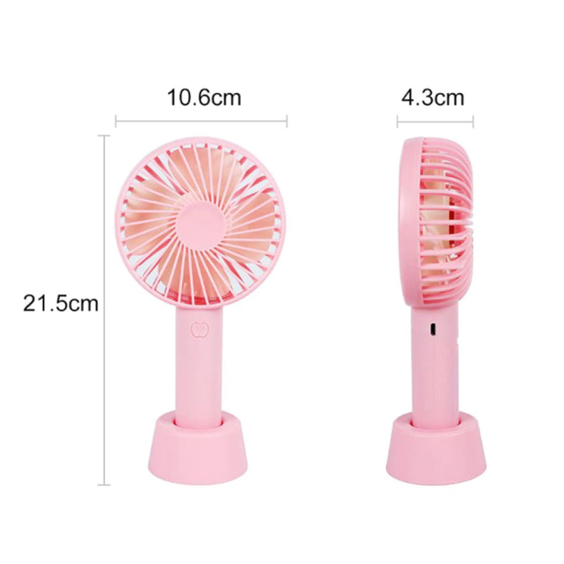 4787 Portable Handheld Fan used in summers in all kinds of places including household and offices etc. DeoDap