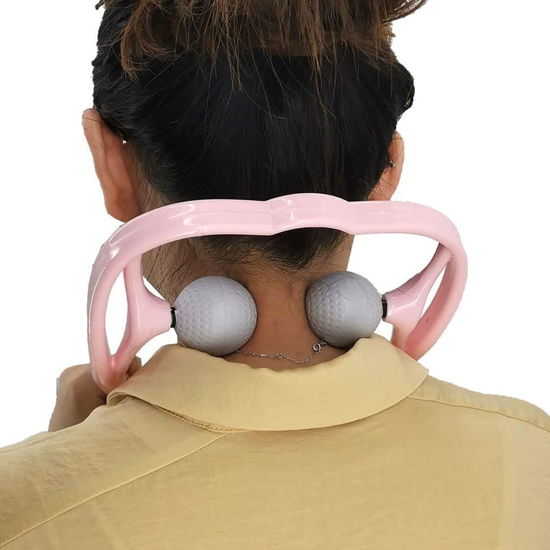 6593 Neck Shoulder Massager, 13.5x7.08in Portable Relieving the Back for Men Relieving the Waist Women