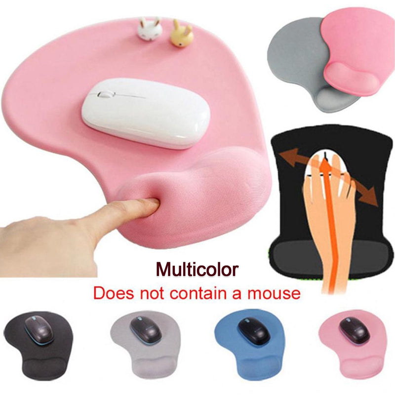 6176 Comfortable Silicone Mouse Pad with Jel Mouse Pad For All type Multiuse Mouse Pad  ( Mix Color )