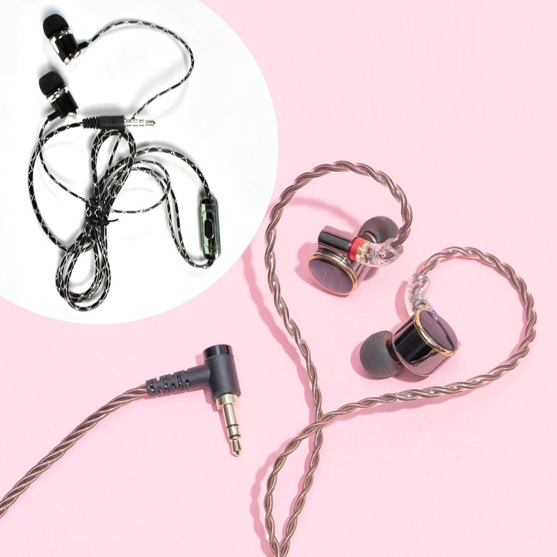 6396 EARPHONE ISOLATING STEREO HEADPHONES WITH HANDS-FREE CONTROL EARPHONE ( 1PC ) DeoDap