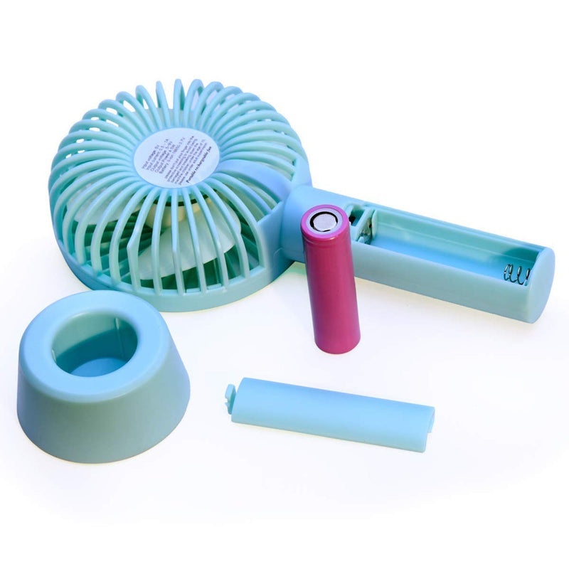 4787 Portable Handheld Fan used in summers in all kinds of places including household and offices etc. DeoDap