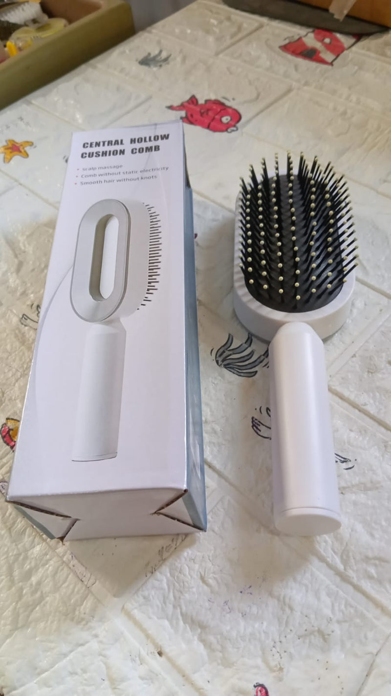 8324 Women Hair Brush, Durable Massage Comb Hairbrush for Scalp Massage and Custom Bristles - Lightweight Air Cushion Massage Brush for Scalp Massage