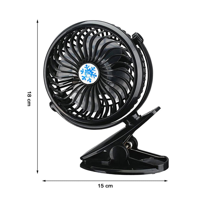 4824 Mini USB Clip Fan widely used in summers for cool down rooms and body purposes. DeoDap