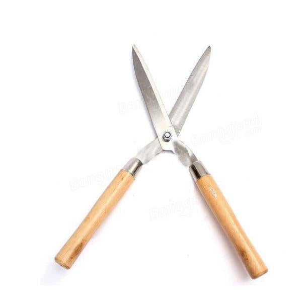 455 Wooden Handle Hedge Shears, Bush Clipper DeoDap