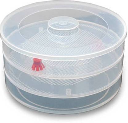 093 Plastic 3 Compartment Sprout Maker, White holeseller