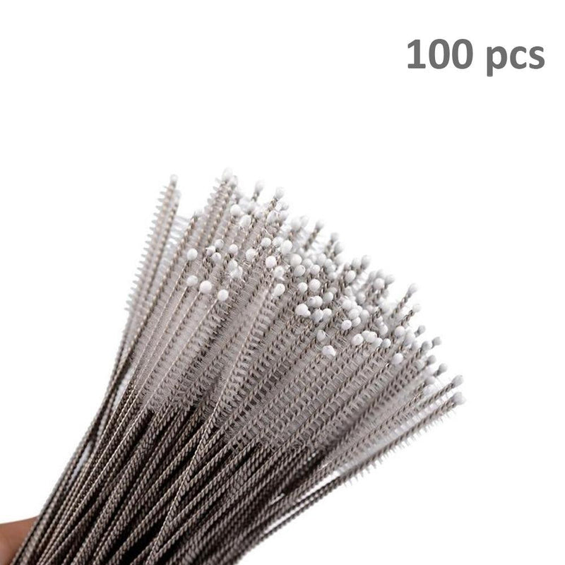 578 Stainless Steel Straw Cleaning Brush Drinking Pipe, 23mm 1 pcs DeoDap