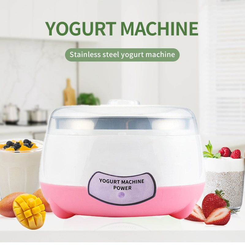 2533 Yogurt Maker Machine, Stainless Steel Inner Container Electric Yogurt Maker DeoDap