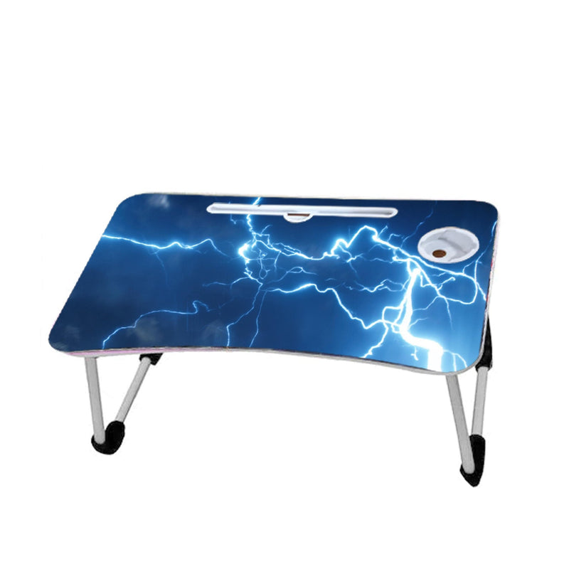 7700 FOLDABLE BED STUDY TABLE PORTABLE MULTIFUNCTION LAPTOP TABLE LAPDESK FOR CHILDREN BED FOLDABLE TABLE WORK OFFICE HOME WITH TABLET SLOT & CUP HOLDER