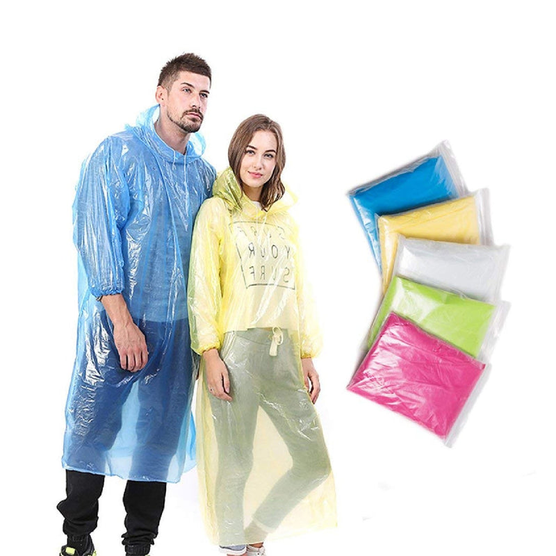 6270 Disposable Rain Card Raincoat Easy to Carry Emergency Waterproof Rain coat RainCard DeoDap