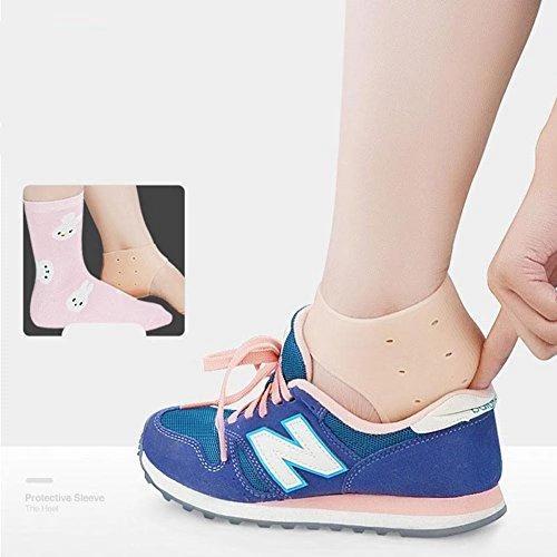 339 Moisturizing Skin Softening Silicone Gel for Dry Cracked Heel Repair (Multicolour) holeseller