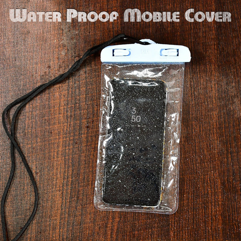 4635 Mobile Waterproof Sealed Transparent Plastic Bag/Pouch Cover for All Mobile Phones DeoDap