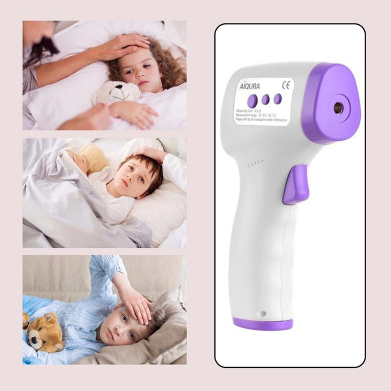 6069 Infrared Thermometer Non Contact IR Thermometer Forehead Temperature Gun DeoDap