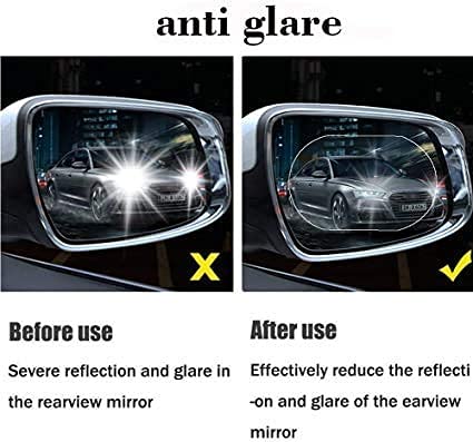 7552 Anti Fog Anti Scratch Interior Rearview Car Mirror Film Waterproof HD Clear Protective Sticker Film for Safe Driving, Car Mirrors, Side Windows