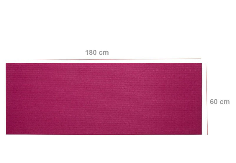 524_Yoga Mat Eco-Friendly For Fitness Exercise Workout Gym with Non-Slip Pad (180x60xcm) Color may very DeoDap