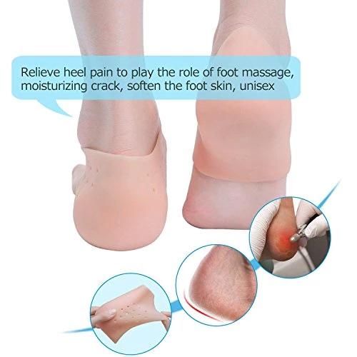 339 Moisturizing Skin Softening Silicone Gel for Dry Cracked Heel Repair (Multicolour) holeseller