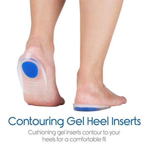 1413 Gel Heel cups Silicon Heel Pad for Heel Ankle Pain DeoDap