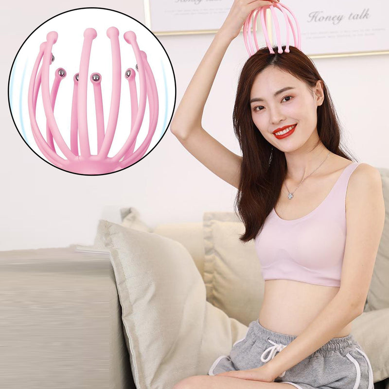 6098 Octopus Stress Relief Therapeutic  Scalp Massager Deodap