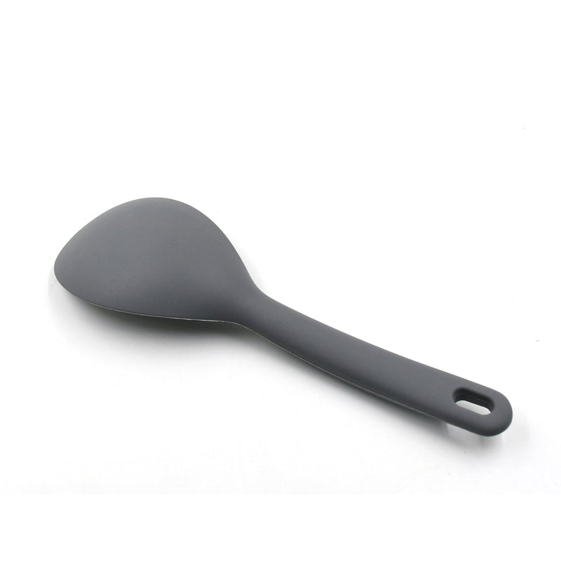 5464  Silicone Handle Rice Spoonula, Spatula Spoon, Non Stick Rubber Rice Spoon Utensil Kitchen Cooking Tools (24 cm)