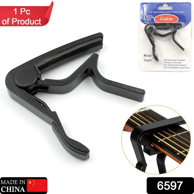 Guitar Capo with Pickup Stand, Soft Pad for Acoustic and Electric Guitar Ukulele Mandolin Banjo Guitar Accessories