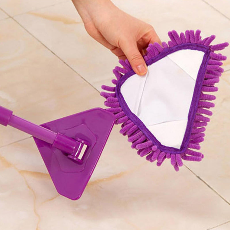 6001 Stainless Steel Road Adjustable Triangle Mop Used for Cleaning Dusty and Wet Floor Surfaces and Tiles. DeoDap