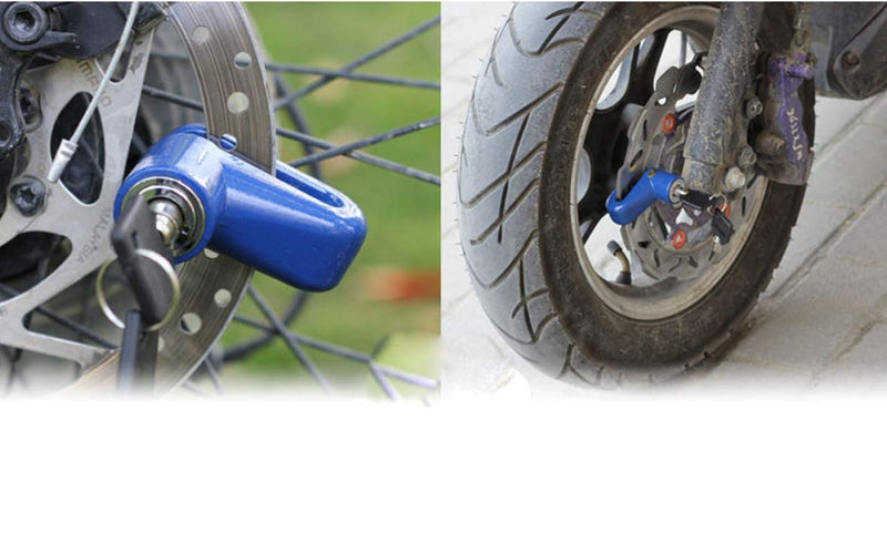 1514 Wheel Padlock Disc Lock Security for Motorcycles Scooters Bikes DeoDap