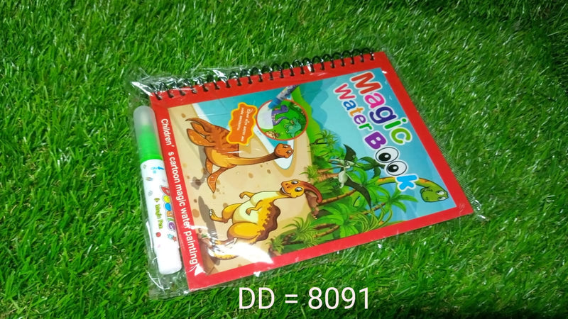 8091 Magic Water Quick Dry Book Water Coloring Book Doodle with Magic Pen Painting Board DeoDap