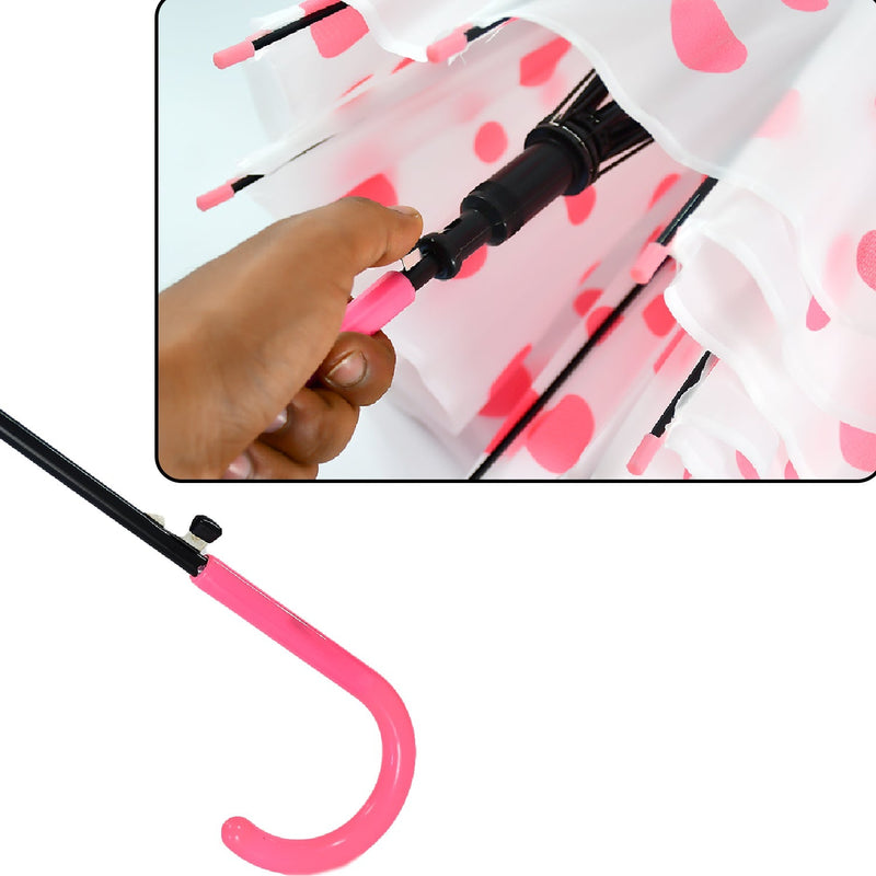 6258 Dot Printed Umbrella for Men and Women Multicolor DeoDap