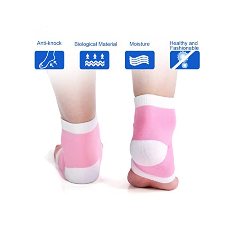 6627 Open Toe Socks for Dry Hard Cracked Skin Moisturizing While You Sleep. DeoDap