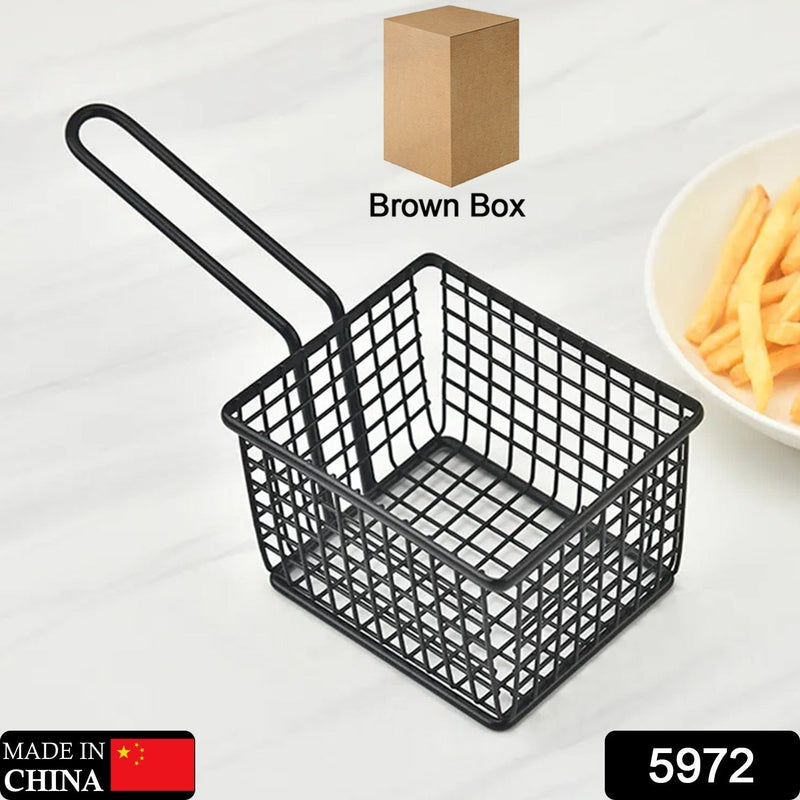 5972 frying baskets for chips Stainless Steel Snack Basket Potato Mesh Strainer Basket French Fries Food Basket Food Strainer Cooking Tools frying basket