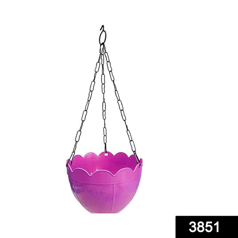 3851 Flower Pot Plant with Hanging Chain for Houseplants Garden Balcony Decoration DeoDap