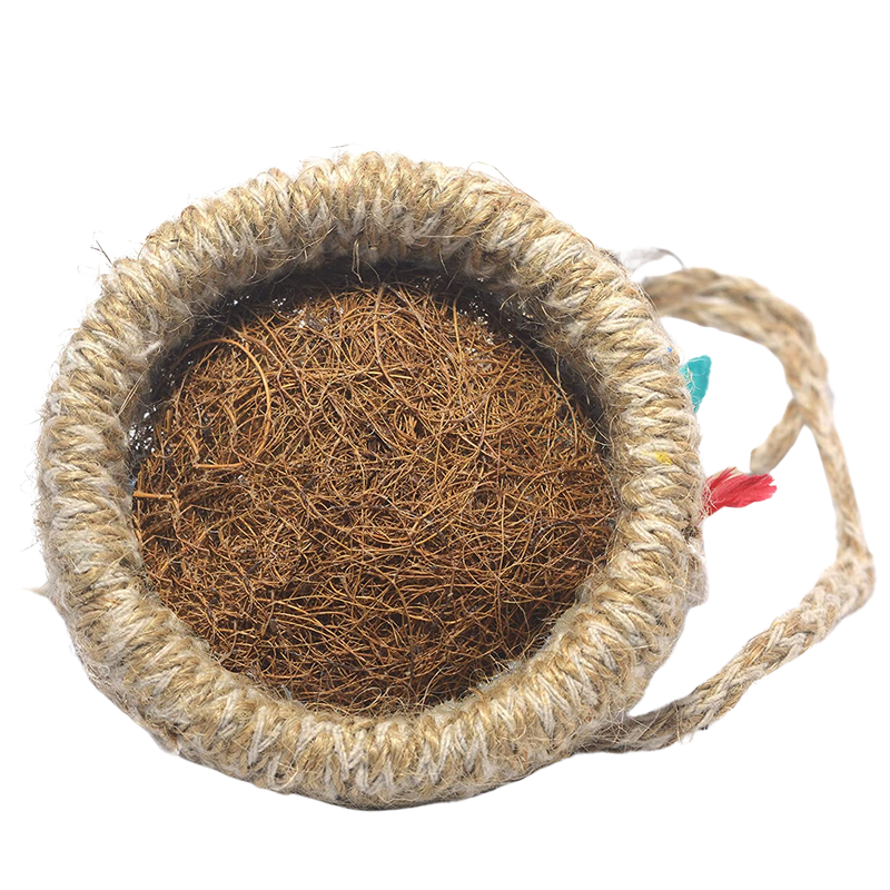 1731 Artificial Jute Hanging Birds Nest Jhumar Chidiyan Ka Ghosla DeoDap